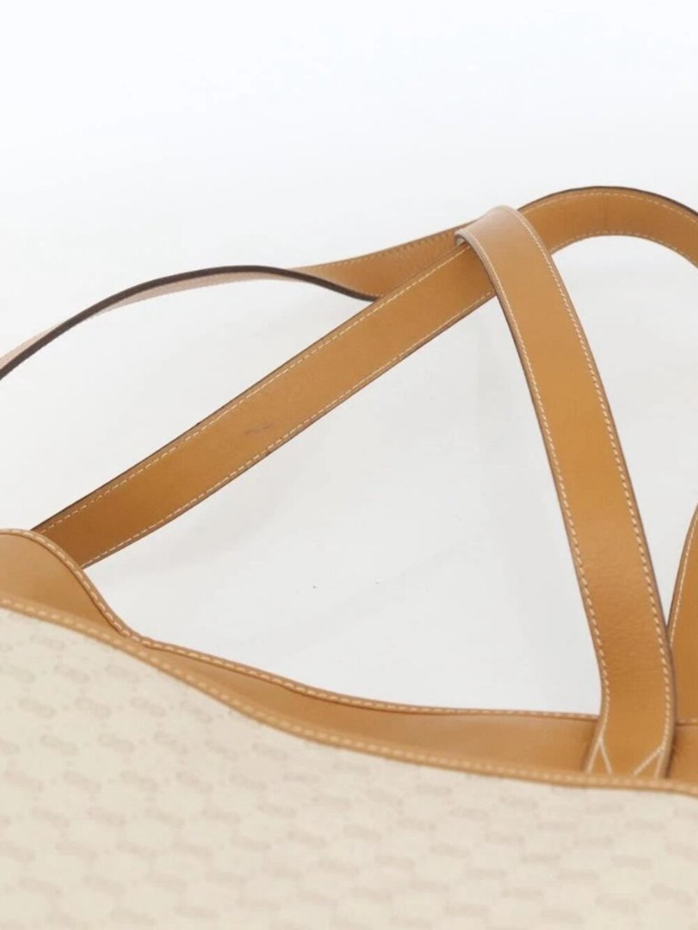 GUCCI Micro GG Supreme Tote Bag PVC Leather Beige Gold 002 115 0135 Auth BA9404 - Picture 9 of 16